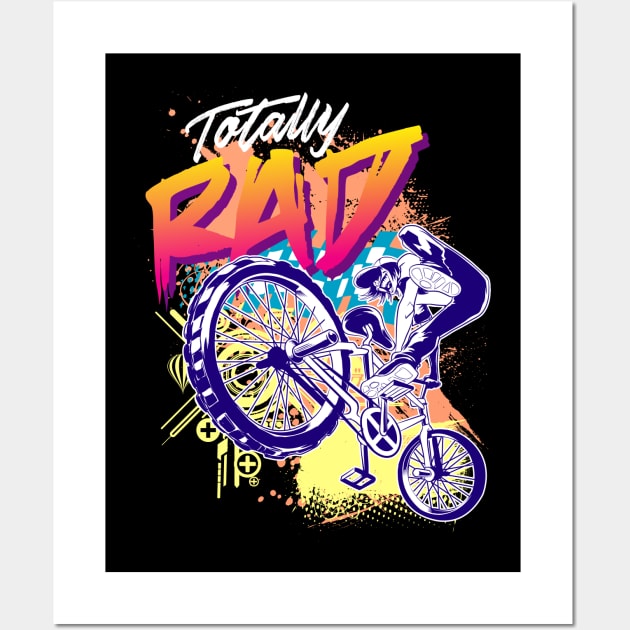 Totally Rad BMX Wall Art by Styleuniversal